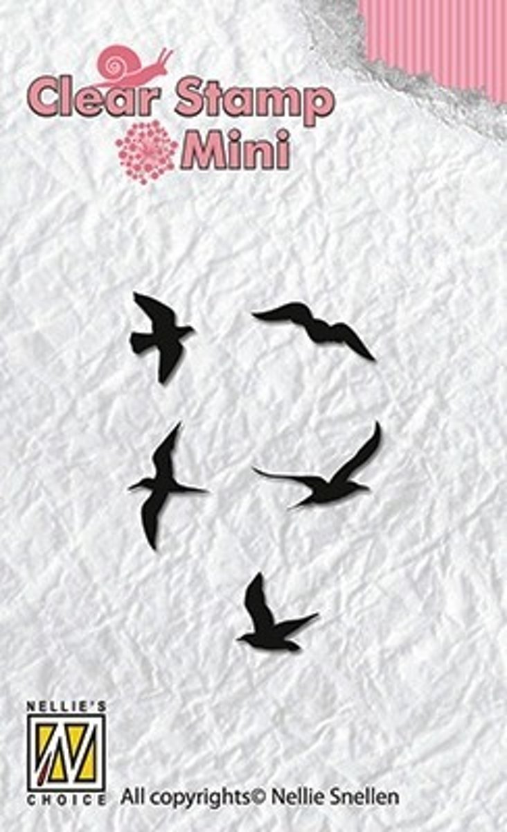 MAFS002 Mini clear stamps birds